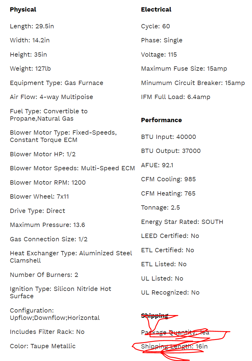 Comfort™ 92 Gas Furnace 59SC2 - Ultra Built-in Systems